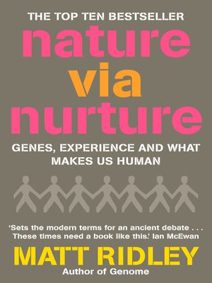 cover image of Nature via Nurture